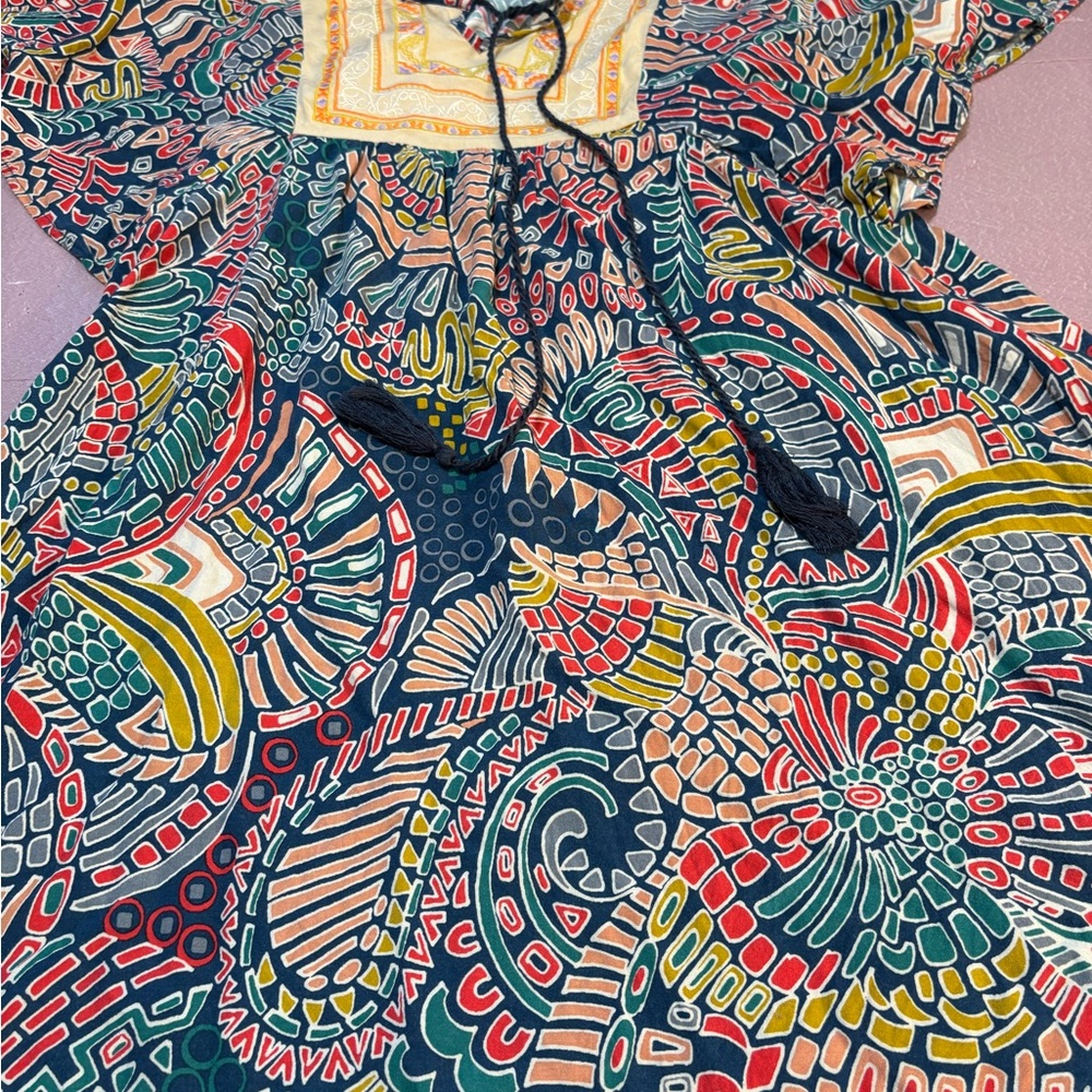 SZ S Colorful #Boho/Peasant Dress,short,flyingtomato,#festival,#beach,#concert - Picture 9 of 9
